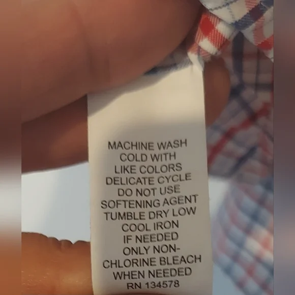 Vineyard Vines Mens Long Sleeve Button-Down Slim Fit Whale Shirt Size Large - Picture 8 of 11